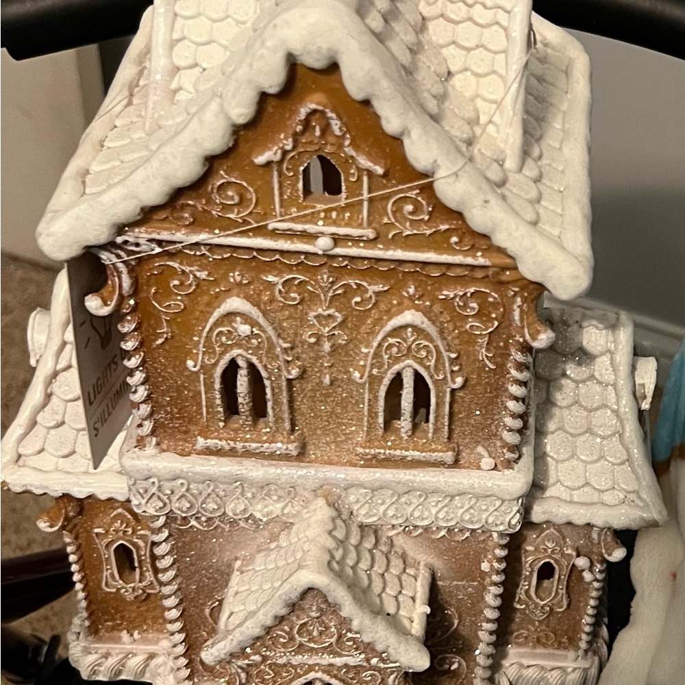 Gingerbread House Holiday Decoration